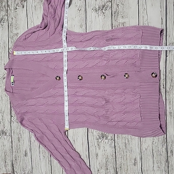 UEU Cable Knit Cardigan, XL - Picture 5 of 7